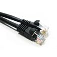 50 FT RJ45 CAT (6E) 550MHZ MOLDED NETWORK CABLE - BLACK