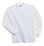 Port Authority - Youth Interlock Knit Mock Turtleneck White-M