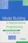 Model Building in Mathematical Programming
