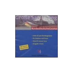BundesDeutsche Gesetze, 1 CD-ROM F�r Windows. Mehr als 400 Bundesgesetze. F�r Studium u. Praxis