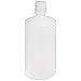 Dynalon 608573-5 LDPE Narrow Mouth Lab Solutions and Storage Large Bottle, 1/2 gallon Capacity, 4.622" Width x 10.625" Height (Case of 6)