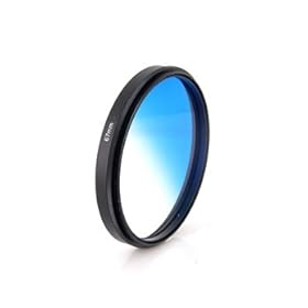67mm Gradual Blue Filter Lens Film (Blue) + Worldwide free shiping