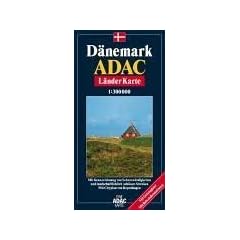 ADAC Karte, D�nemark, L�nderkarte (Ma�stab 1:300.000)