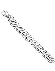 Sterling Silver Curb Link Bracelet QG694-8.5"