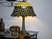 Handcrafted Peacock Stained Glass Tiffany Style Table Lamp