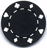 100 Suited Poker Chips - Black
