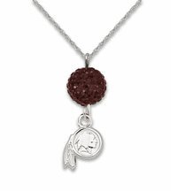 Washington Redskins Ovation Crystal Necklace