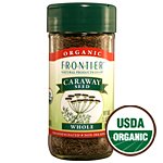 Frontier Caraway Seed Whole CERTIFIED ORGANIC, 1.9 oz. bottle