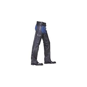Leather-Chaps-Unisex-Braided-Motorcycle-Leather-Chaps