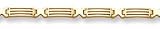 14K Gold Bridge Design Bracelet