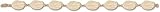 Florida Gators Solid 10K Gold Gator Head 3/8'' Bracelet 7''