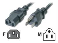 Cables To Go - 25545 - 6ft Universal 16AWG Power Cord (IEC320 C13 to NEMA 5-15P)