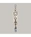Fine Art Lamps 709650-1 Encased Gems 1 Light Wall Sconce in Bronze with Brown-Amber-Emerald-Peridot crystal