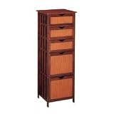 Review Stacks and Stacks  / 5 Drawer Chest (Hazelnut) (50