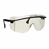 UVEX # S2500 ASTROSPEC OTG SAFETY GLASS BLACK FRAME CLEAR LENS