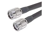 RG213/U TNC Plug Coaxial Cable Assemblies - 50 Ohm Transmission Line with TNC Male Connectors 125.0 FEET