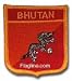 Bhutan - Country Shield Patches