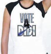 Vote 4 Didi Adult Cap T-Shirt