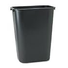 Wastebasket, 10 Gallon, Seamless Construction, 20x15-1 2x11, Black RUB29571 by RUBBERMAID