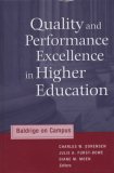 Quality and Performance Excellence in Higher Education: Baldrige on Campus (JB - Anker Series)