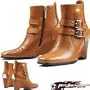 ICON WOMEN'S HELLA BERETTA/BROWN LEATHER SHORT BOOTS! size-8