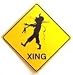 Fishing XING Sign (Crossing Sign) Image