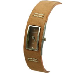 Ladies, Jules Jurgensen, Sport, Tan dial, Tan leather strap