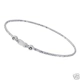 Phiten Star Titanium Necklace - White 22 Inch