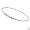 Phiten Star Sport 22 White Titanium Necklace