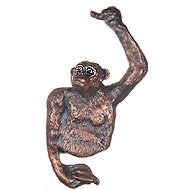 Animal Collection Chimp w/Bananas Knob
