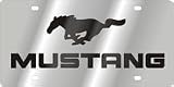 Ford Mustang Logo / Word License Plate