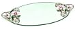 Butterfly Mirrored Vanity Tray in Pink - 12"