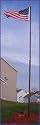 Elite 16' Bronze Telescoping Flagpole