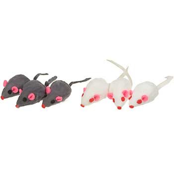PETCO Furry Mice Cat Toys