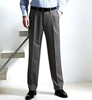 Big Tall Single Pleat Trousers with Wool