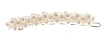 L. Erickson Freshwater Pearl Small Barrette - White