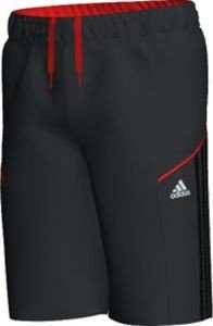 Adidas Kinder Woven Short Clima 365, grau / schwarz, 140, O03081-140 Preisvergleich