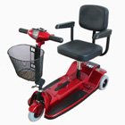 Zipr Mobility ZIPR3XTRARED 3 Wheel Upgraded Travel Scooter - Red