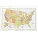 RAN528959999 - United States Laminated Wall Map, 50x32