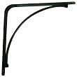 Knape & Vogt 200M BLK 6 Decorative L Bracket