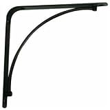 Knape & Vogt 200M BLK 6 Decorative L Bracket