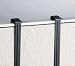 Office Products : 500 Class Off-Surface System Partition Hangers, Black Carbon, 2/Set