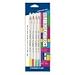 STD146BK4B Dry Highlighter Pencil, Smudge Resistant, Assorted (STD146BK4BDTOP).