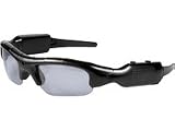 Produkt-Bild: Technaxx TXX3591 Action Sunglasses VGA Sonnenbrille mit Kamera f&uuml;r Videoaufnahmen und Fotos (MicroSD Kartnslot, eingebautes Mikrofon) schwarz