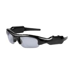 Technaxx TXX3591 Action Sunglasses VGA Sonnenbrille mit Kamera f�r Videoaufnahmen und Fotos (MicroSD Kartnslot, eingebautes Mikrofon) schwarz