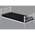 Einzelbett Metallbett Jeanette 90x200 cm, weiss