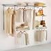 Rubbermaid 3G59 Configurations 4-to-8-Foot Classic Custom Closet Kit, Titanium