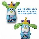 12 Flappy Birthday Puppy Dog Animated Plush