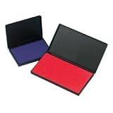 Foam Ink Pad, 2-3/4 x 4-1/4, Nontoxic, Reinkable, Red, Sold as 1 each