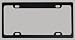 FRAME LICNS MET BLK STD